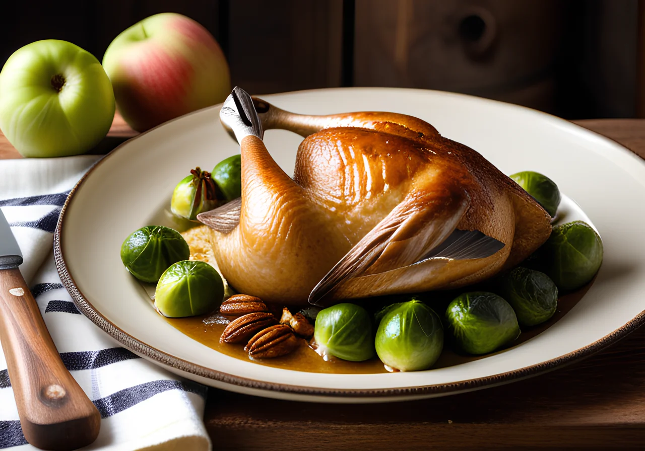 Goose with Apple Stuffing