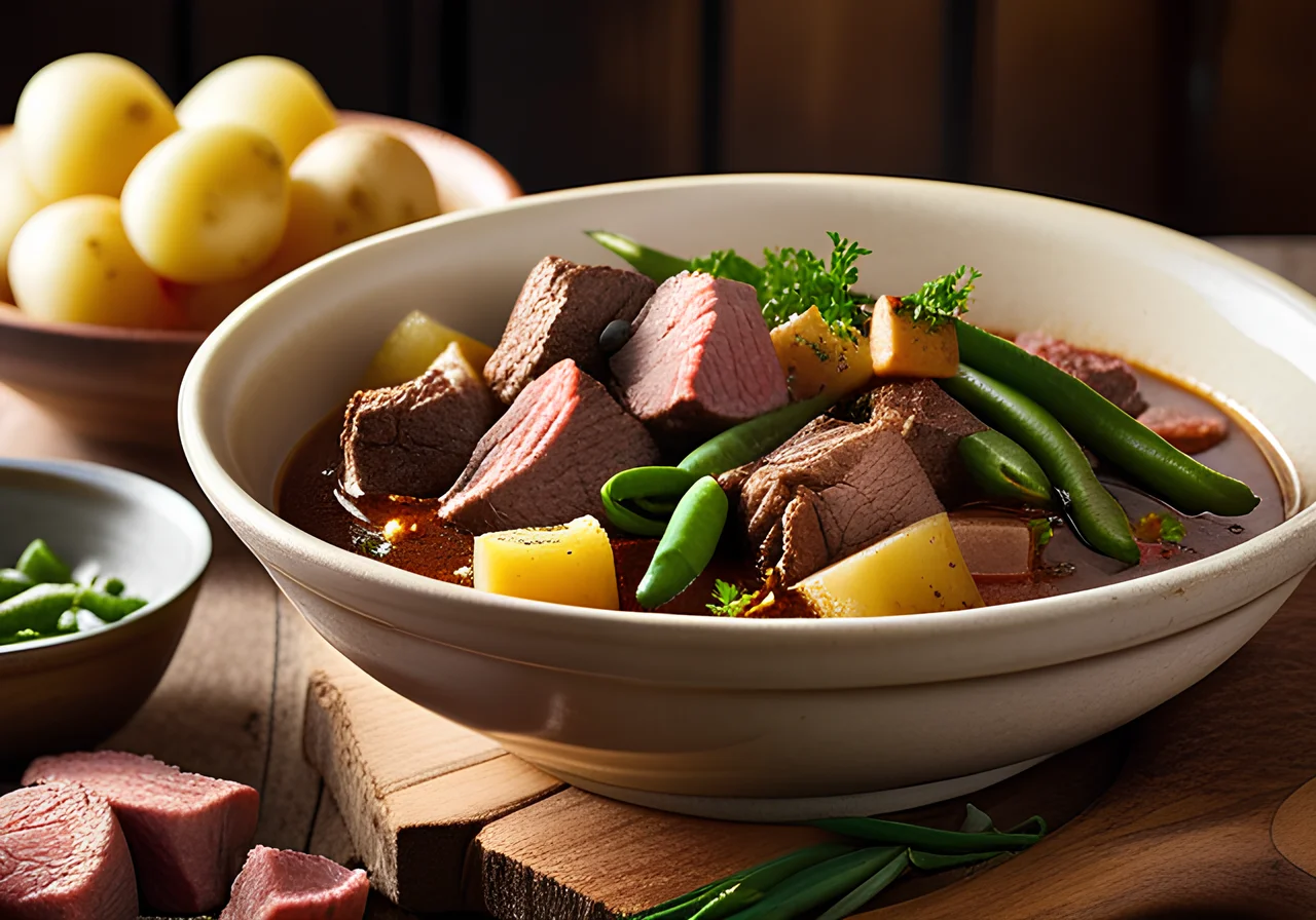 Beef Stew with Green Beans