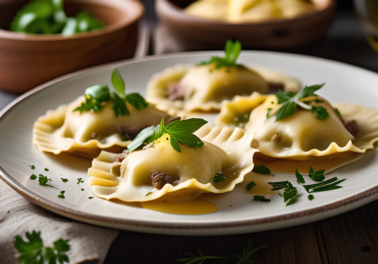 Meat-Filled Ravioli