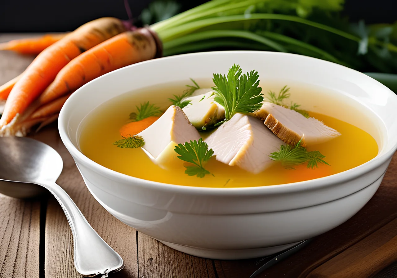 Chicken Broth with Swede