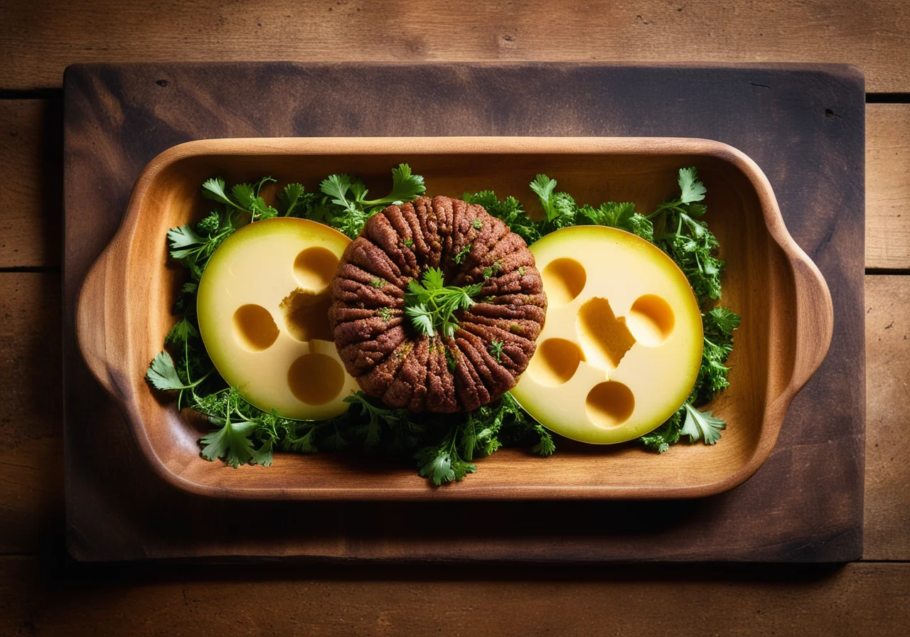 Stuffed Kohlrabi with Ground Meat