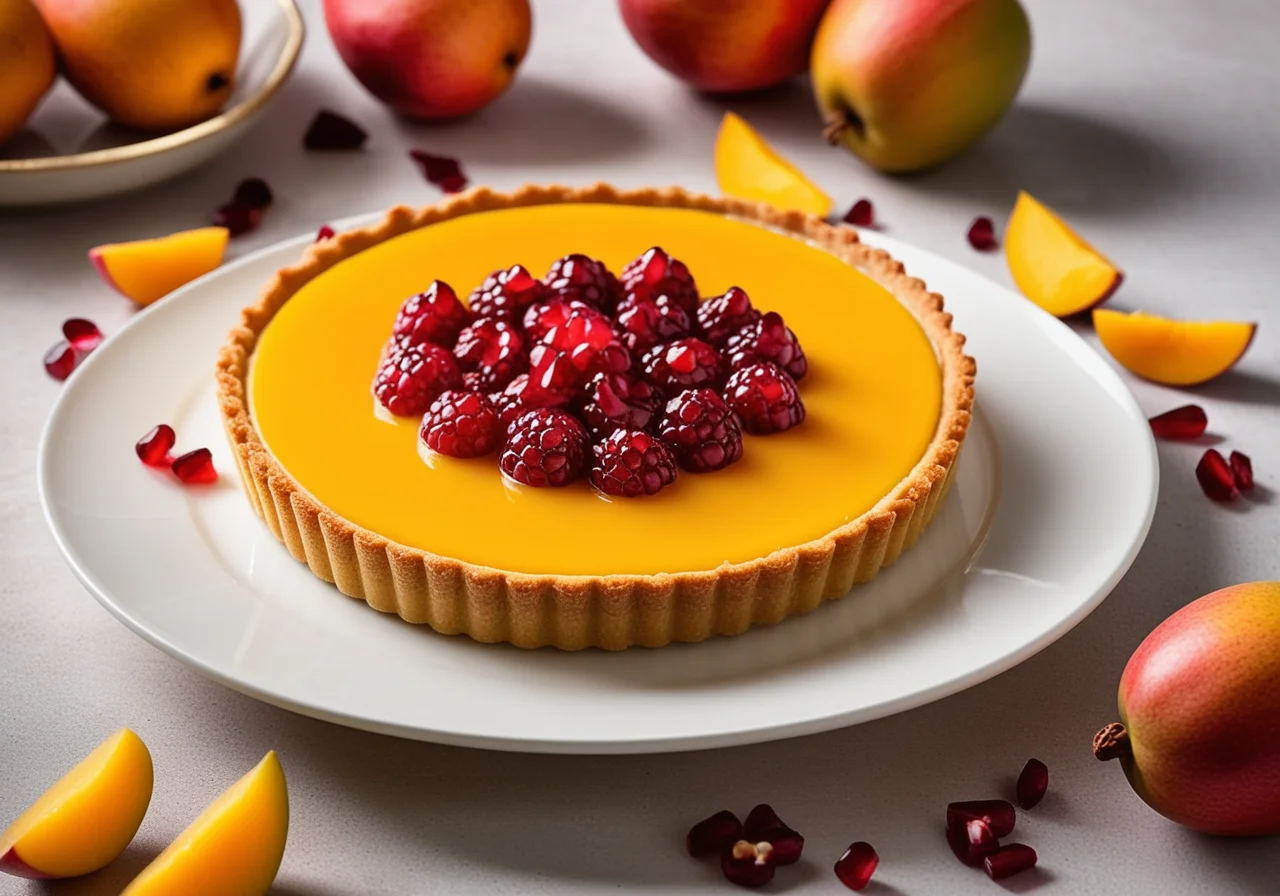 Mango-Cremetorte