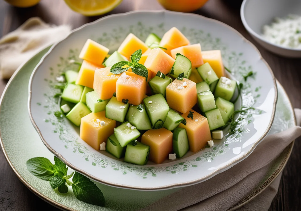 Melon Salad with Feta