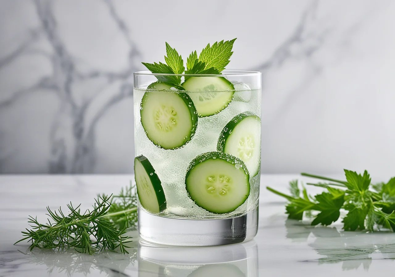 Shiso and Cucumber Drink