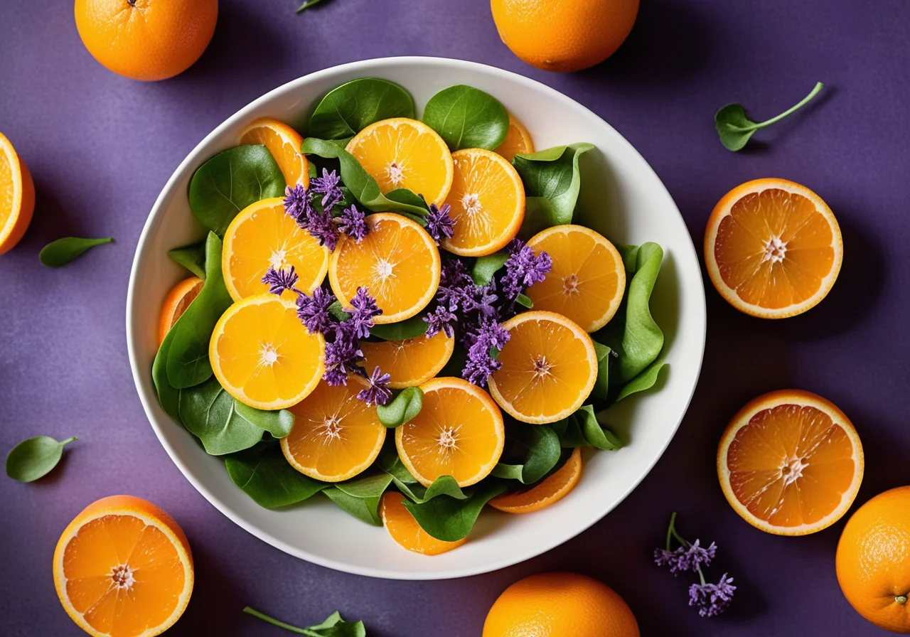 Orange Salad with Honey Vinaigrette