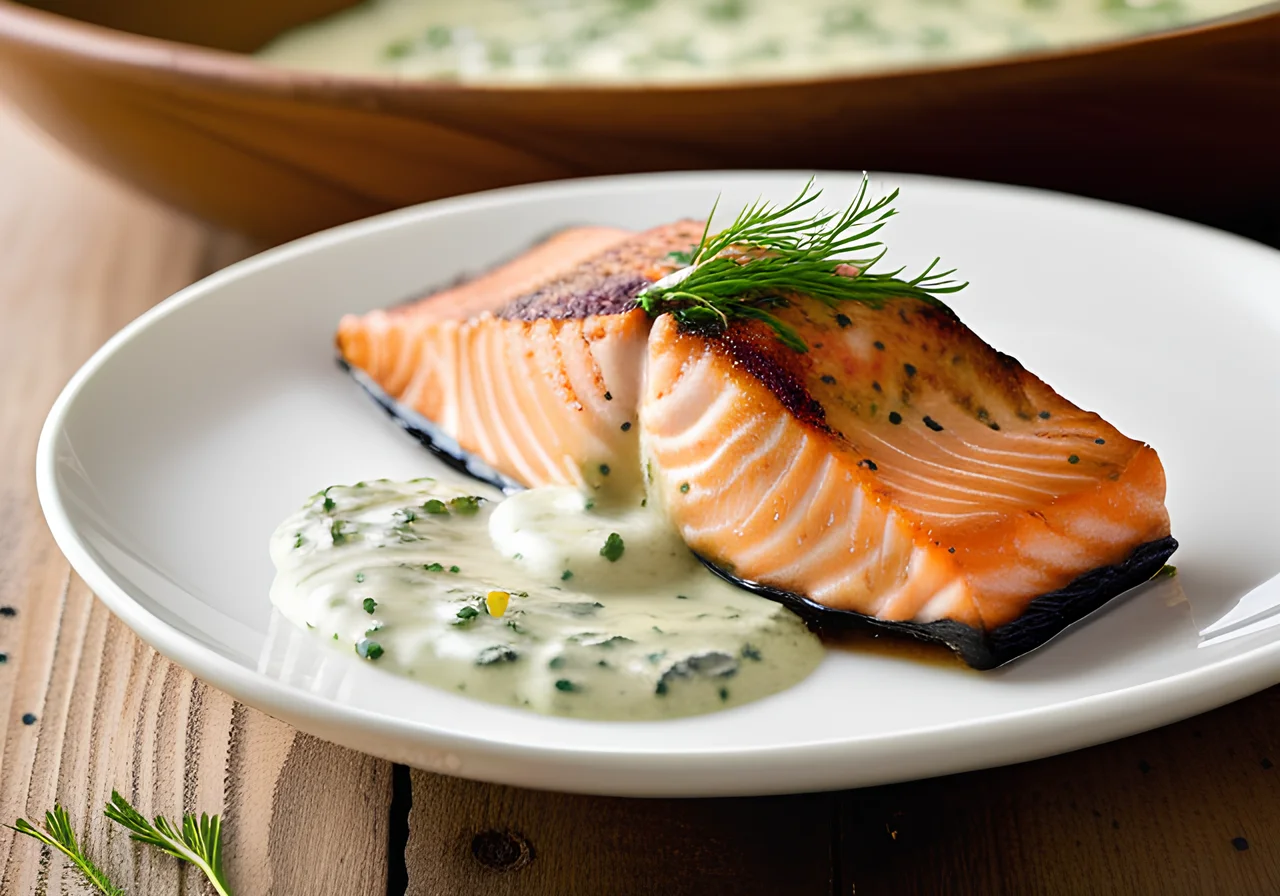 Pan‑fried Salmon Fillet