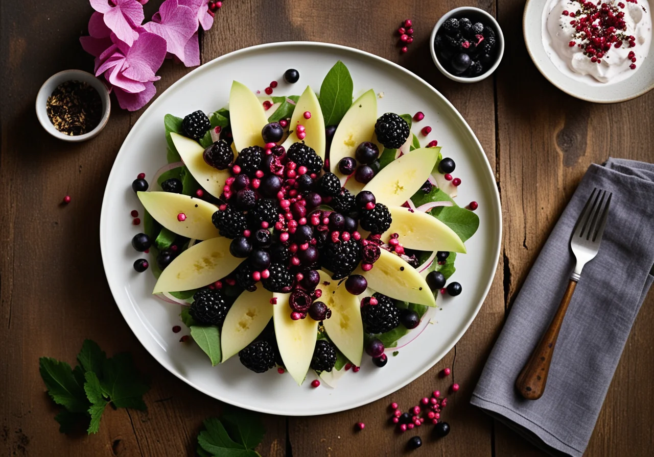 Endive Salad with Black Currants