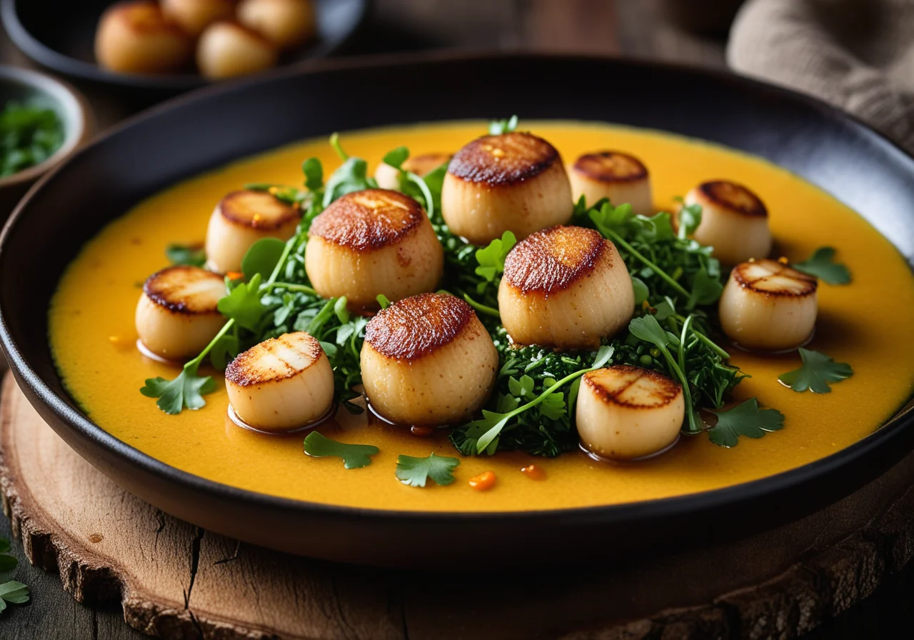 Rice Balls with Scallops