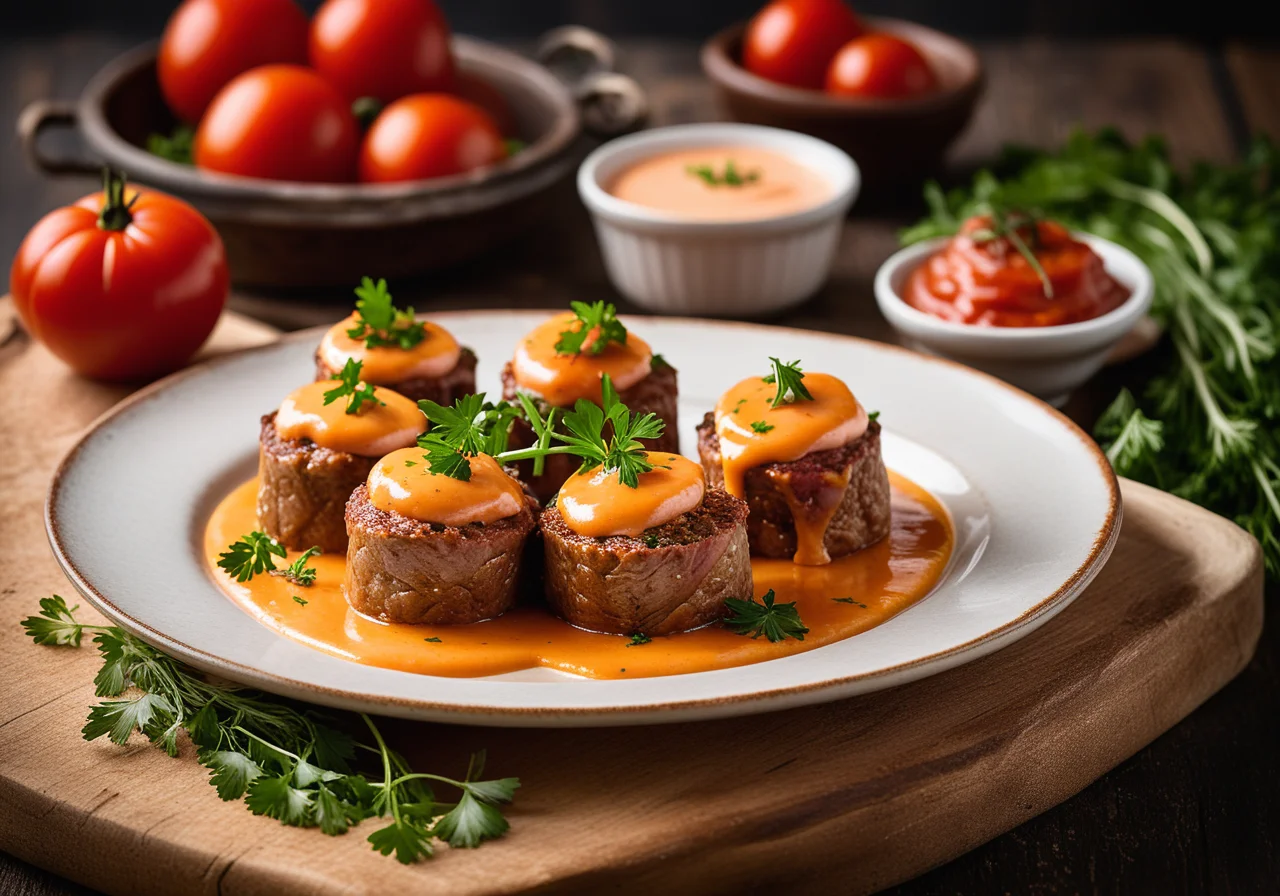 Veal Roulades with Tuna