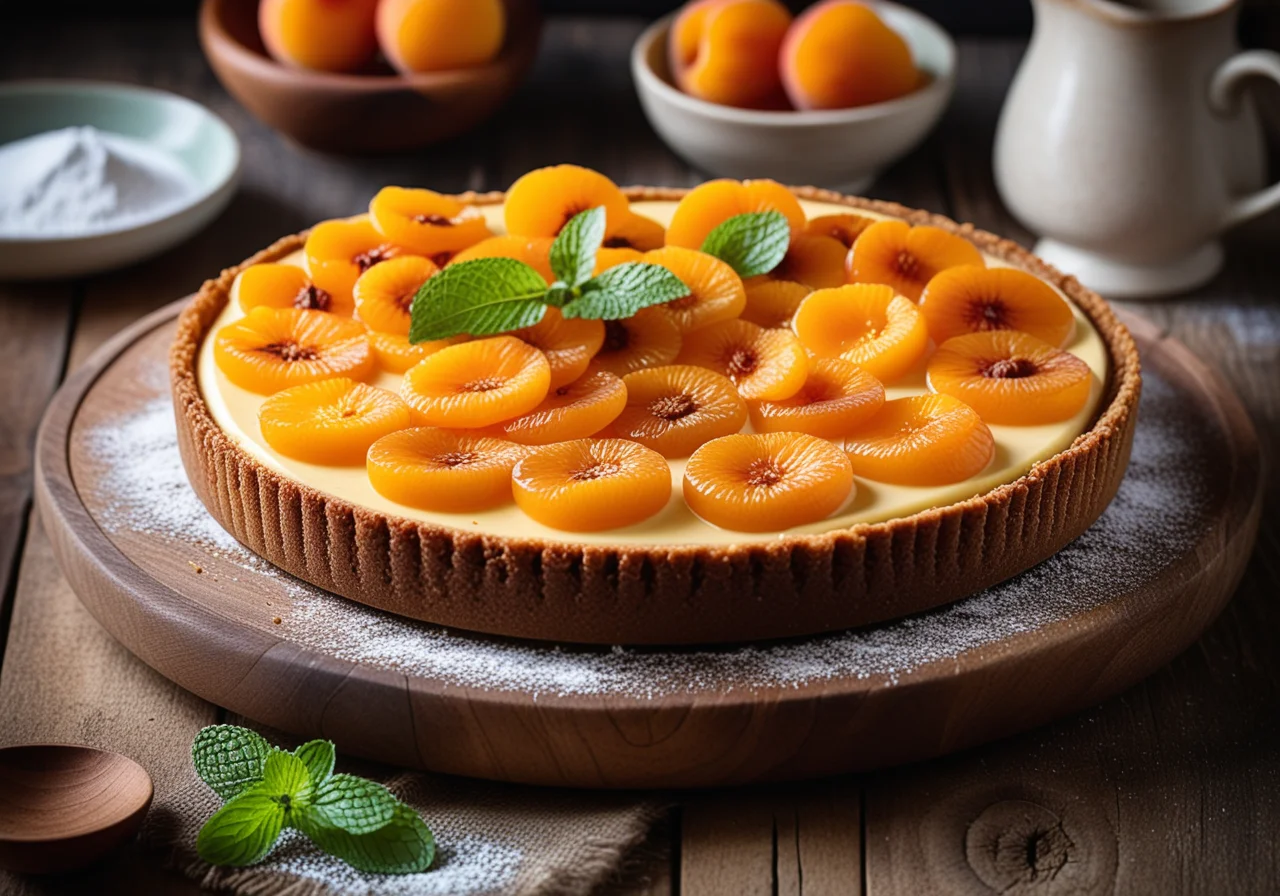Cheesecake with Dried Apricots