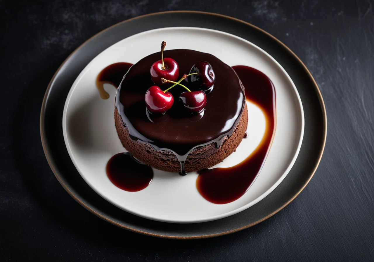 Chocolate Cake with Glaze