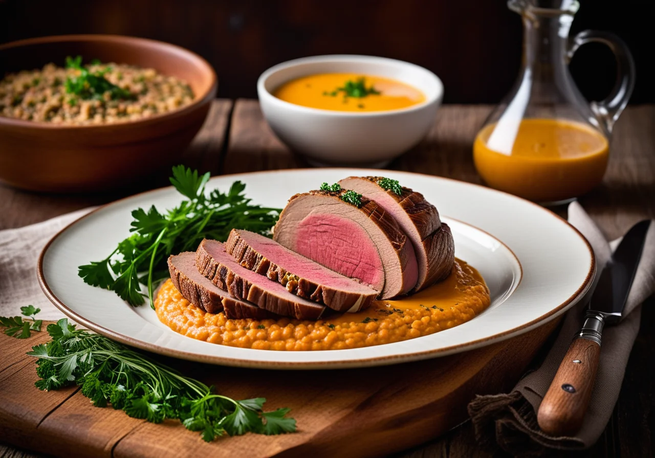 Stuffed Goose Breast