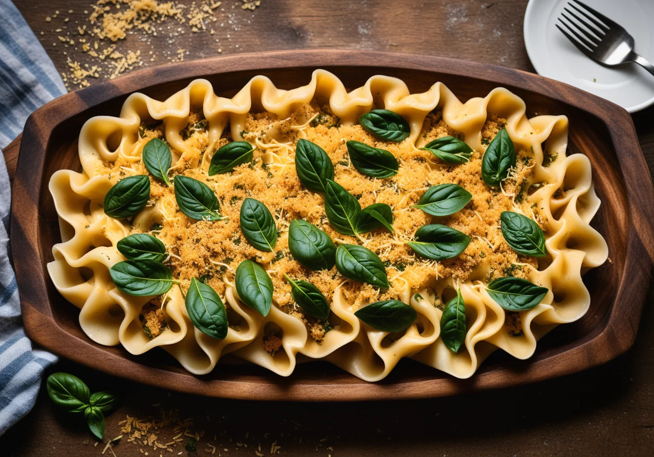 Muscle Shell Pasta with Spinach Filling
