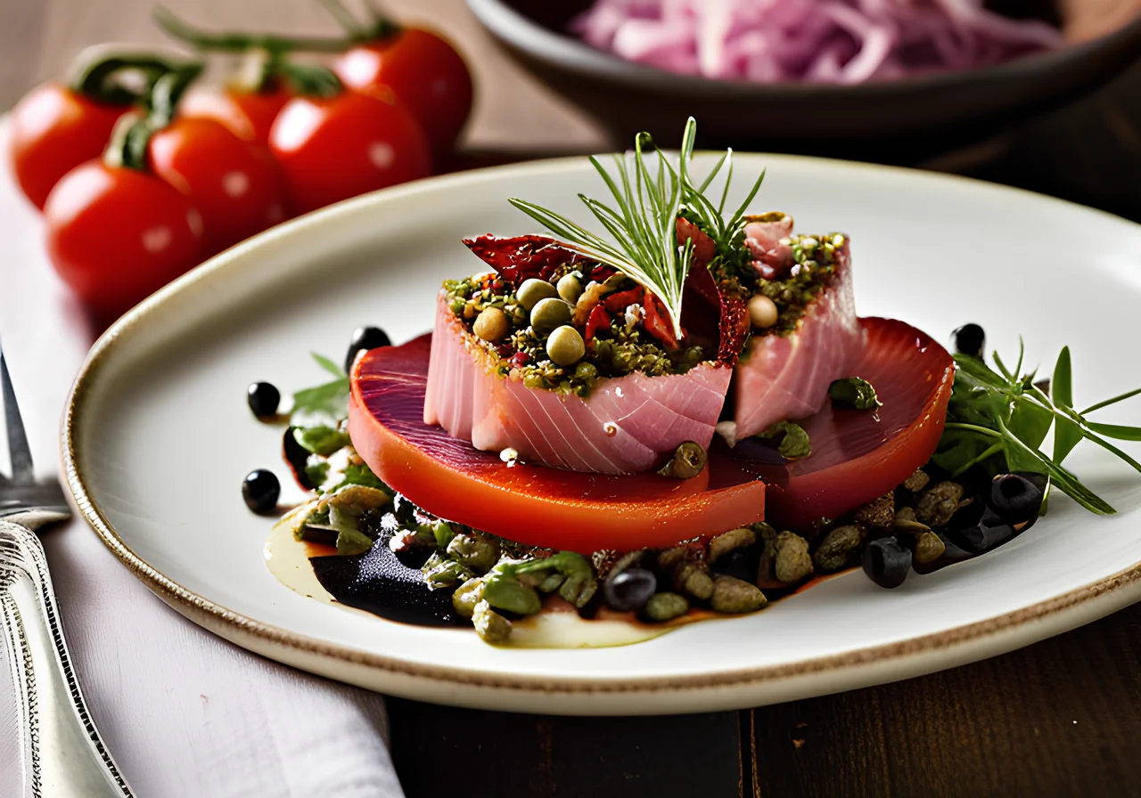 Grilled Tuna Tartare