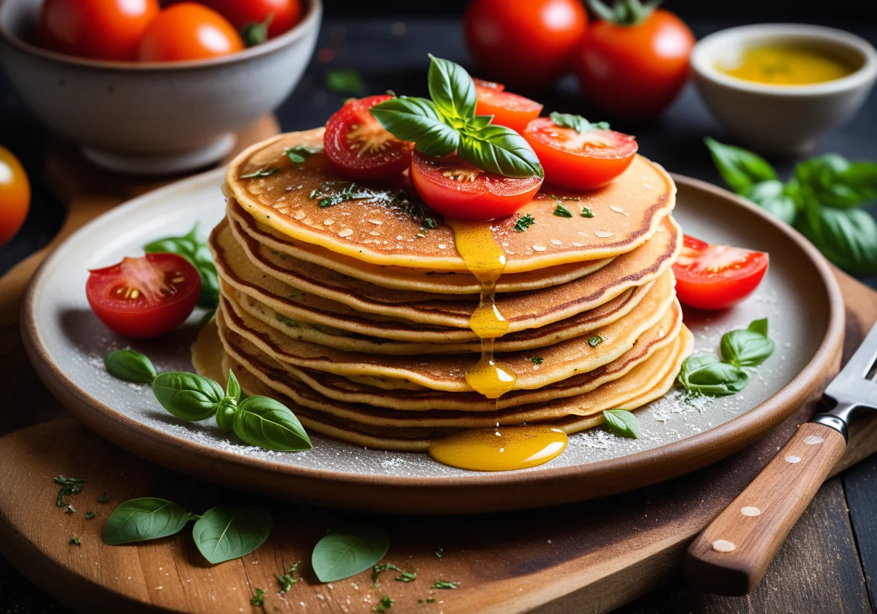 Spicy Stuffed Pancakes