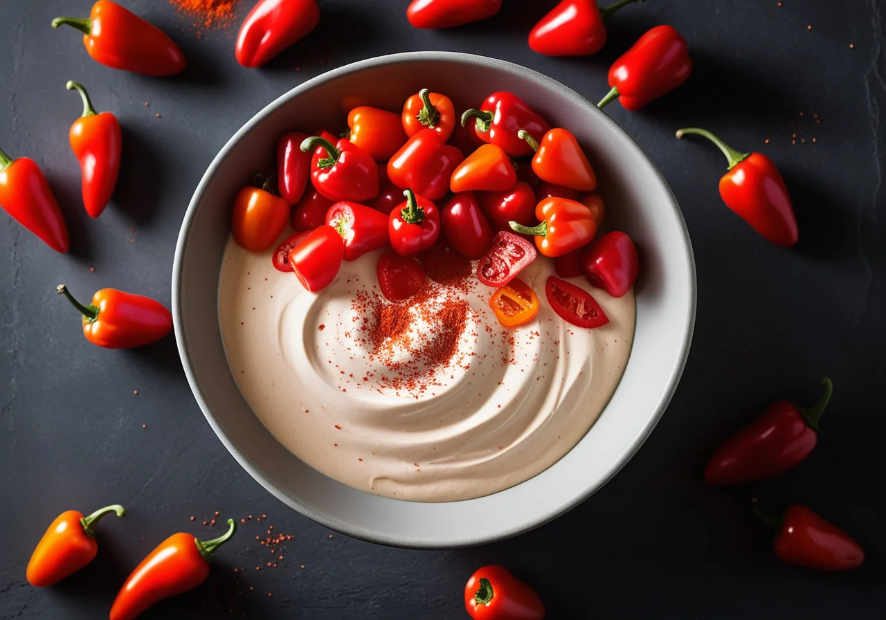 Dip with Cream Cheese and Bell Pepper
