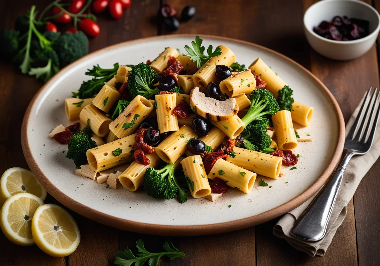 Pasta with Chicken and Broccoli