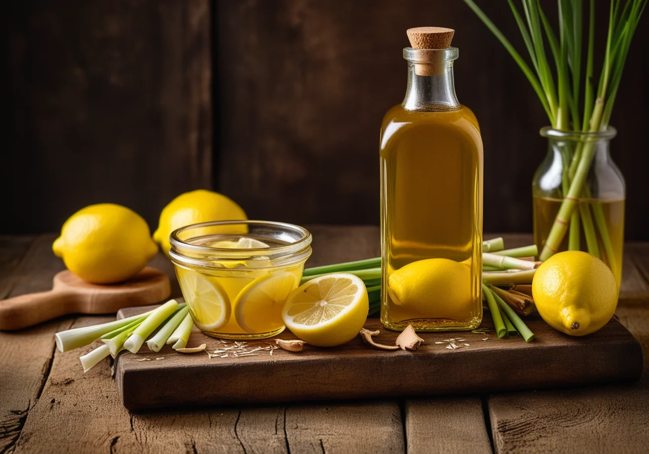 Vinegar with Lemon and Ginger
