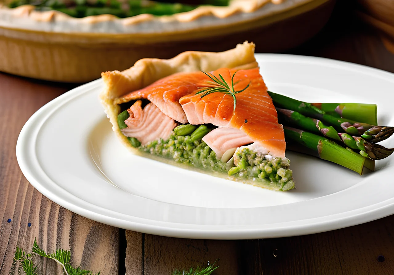 Salmon Asparagus Pies
