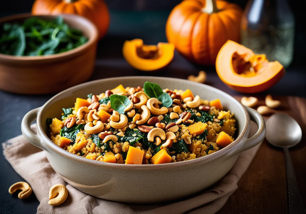 Pumpkin Quinoa Casserole