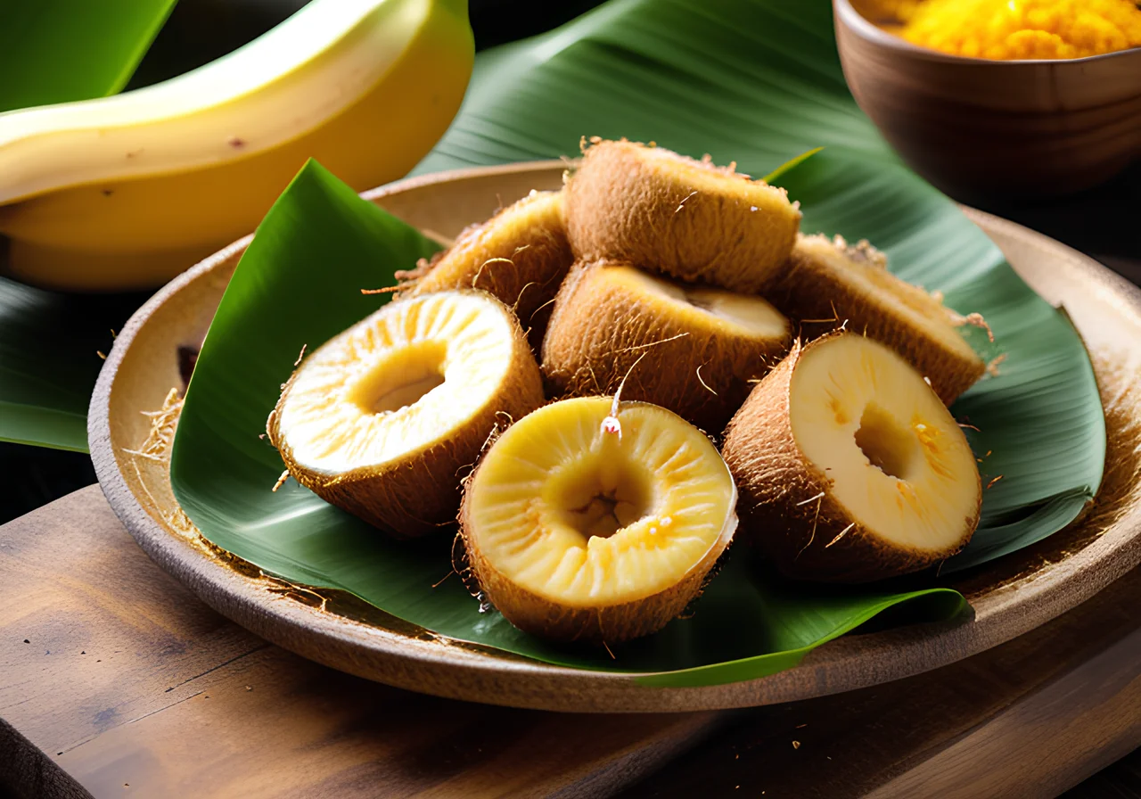 Fried Coconut Bananas