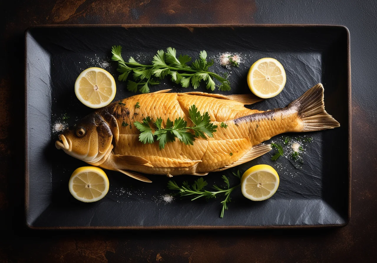 Baked Carp in Salt Crust