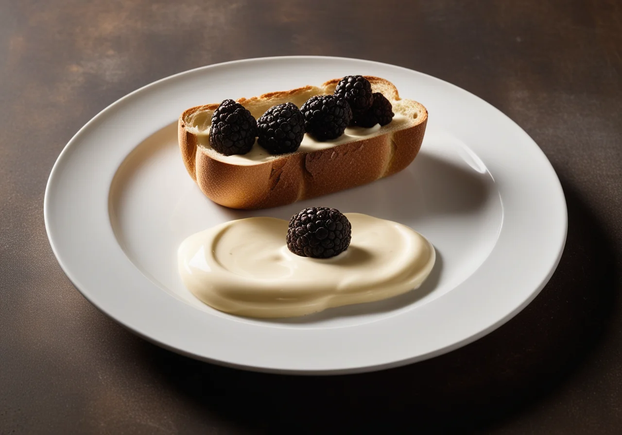 Goat Cheese Cream with Truffle