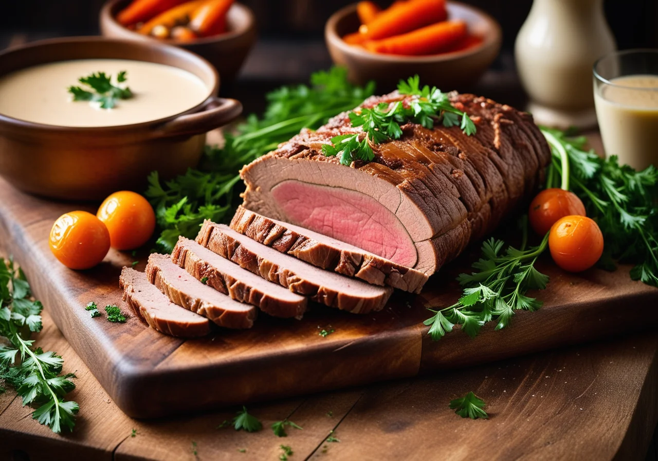 Stuffed Veal Brisket Vienna Style