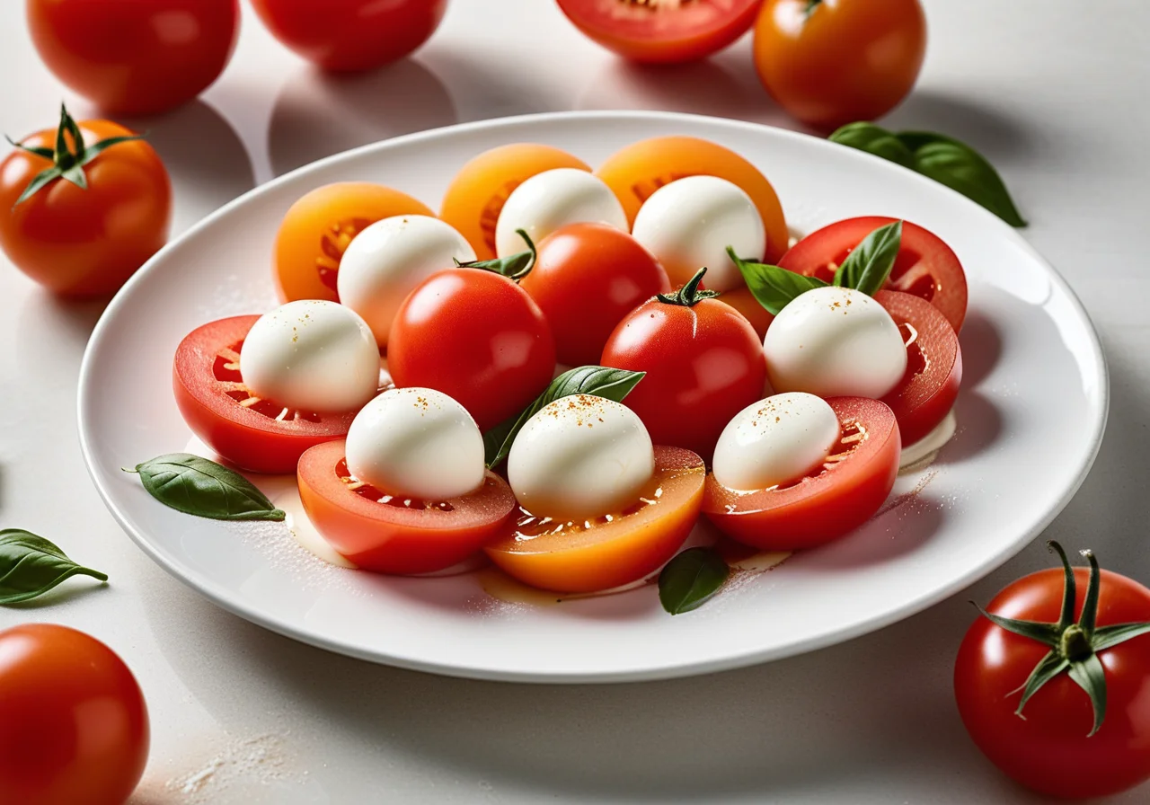 Tomato-Mozzarella with Melon