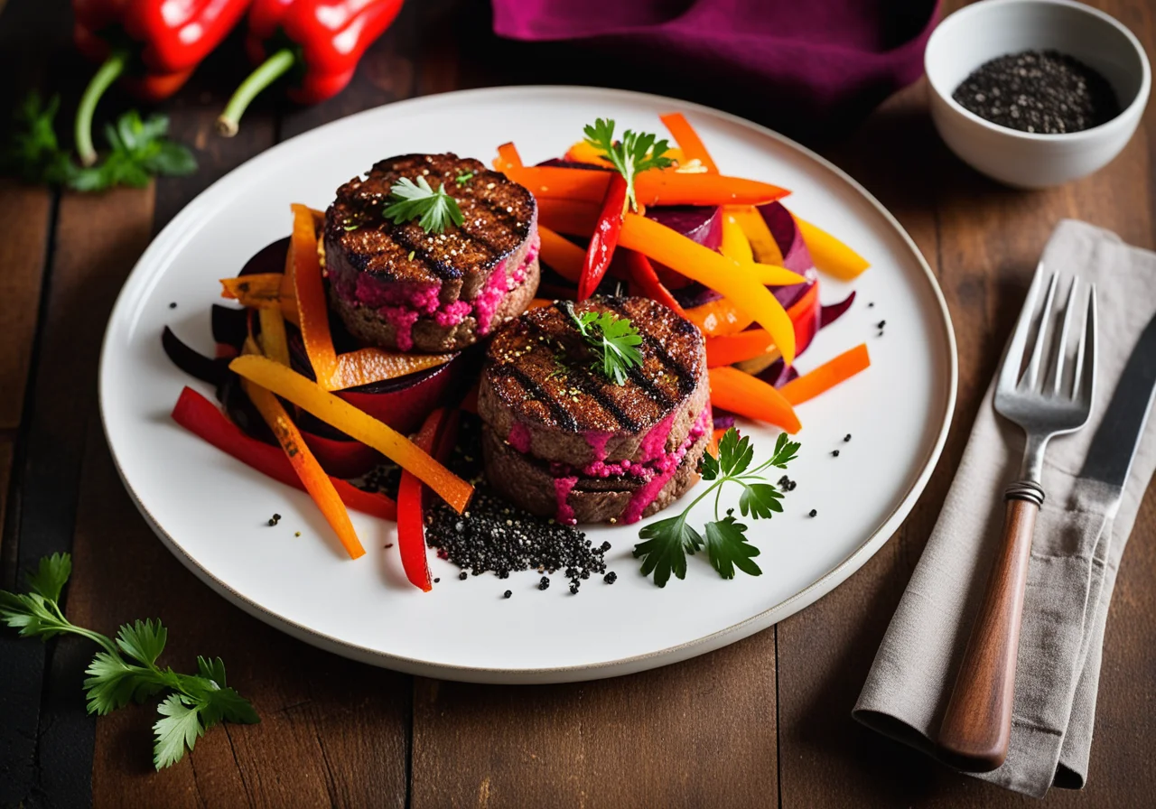 Beef Patties with Vegetables