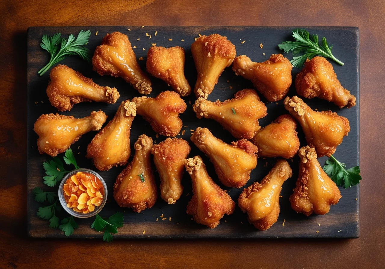 Chicken Wings with Cornflake Coating