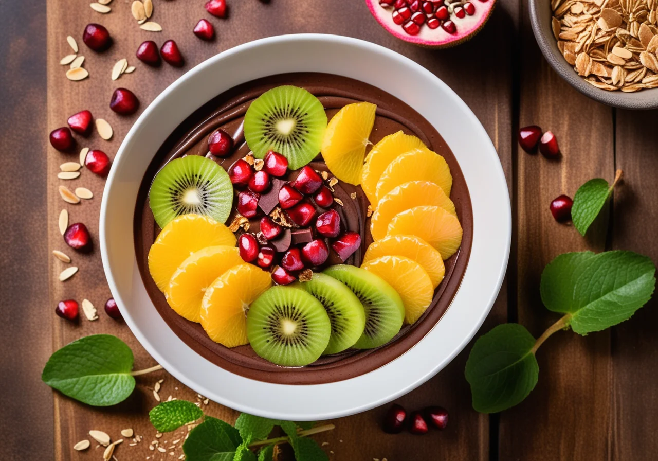 Chocolate Mousse with Fruits