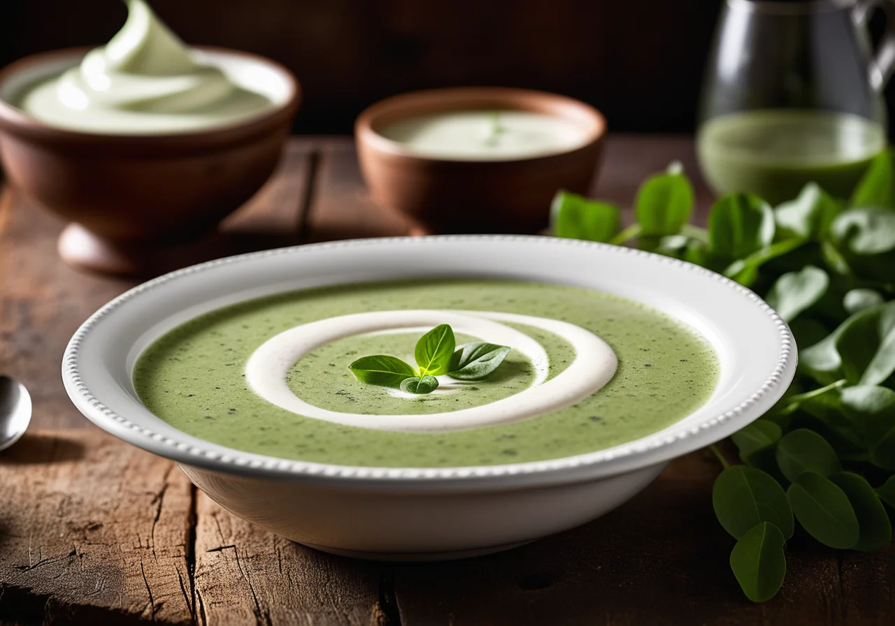 Sour Sorrel Cream Soup