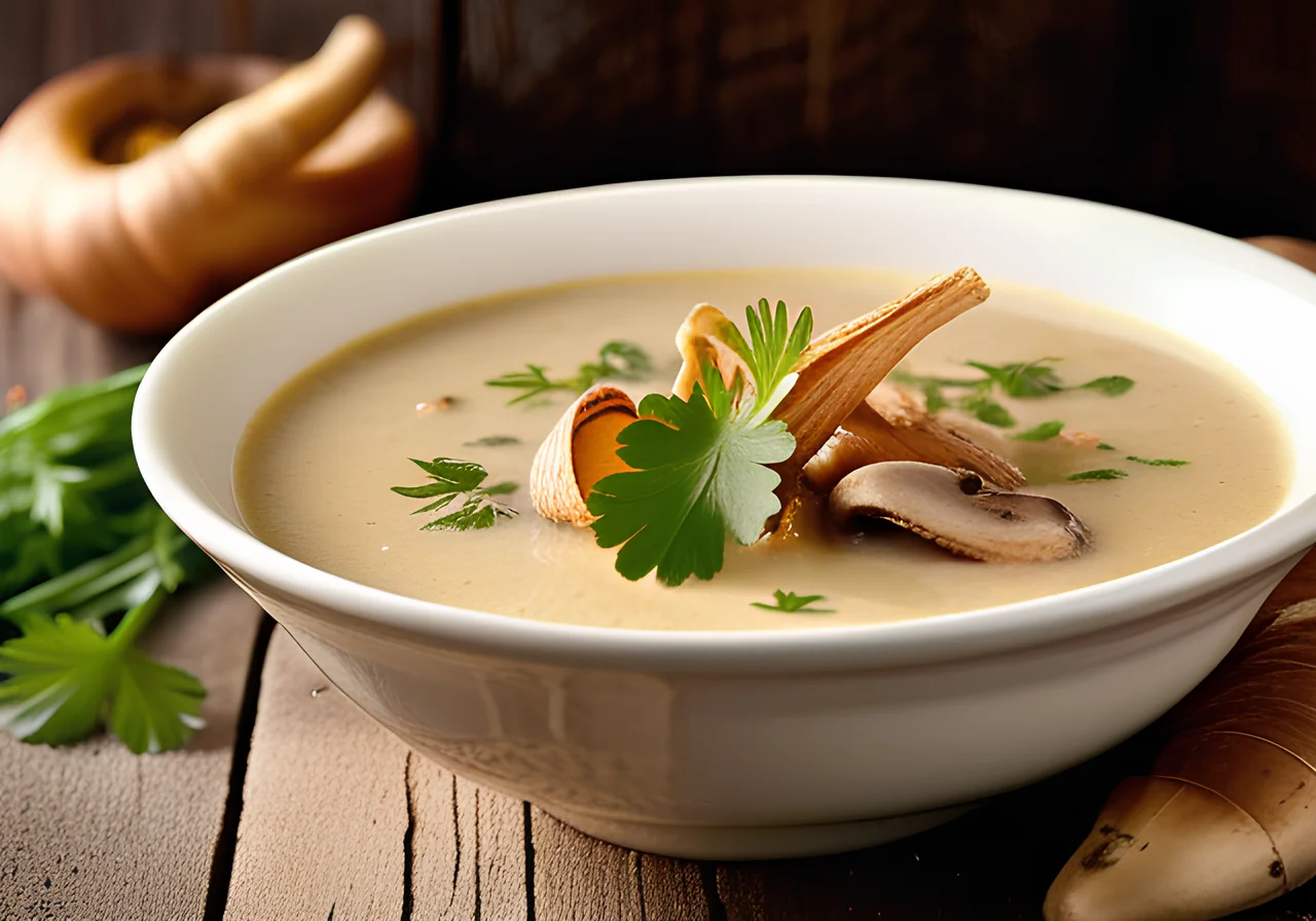 Creamy Chanterelle Soup