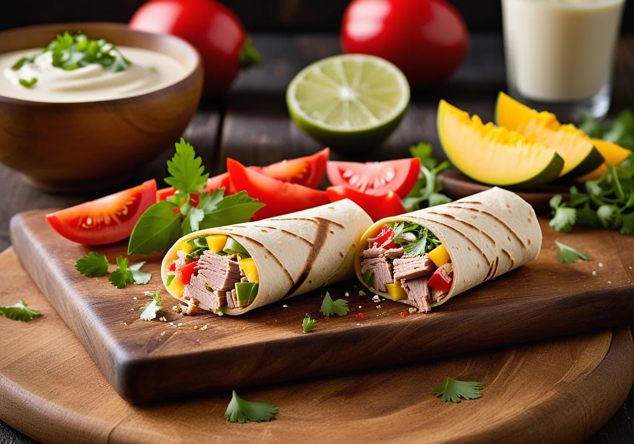 Tuna and Mango Wrap