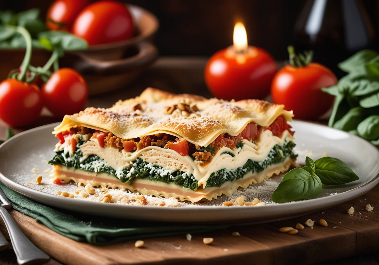 Spinach Vegetable Lasagna
