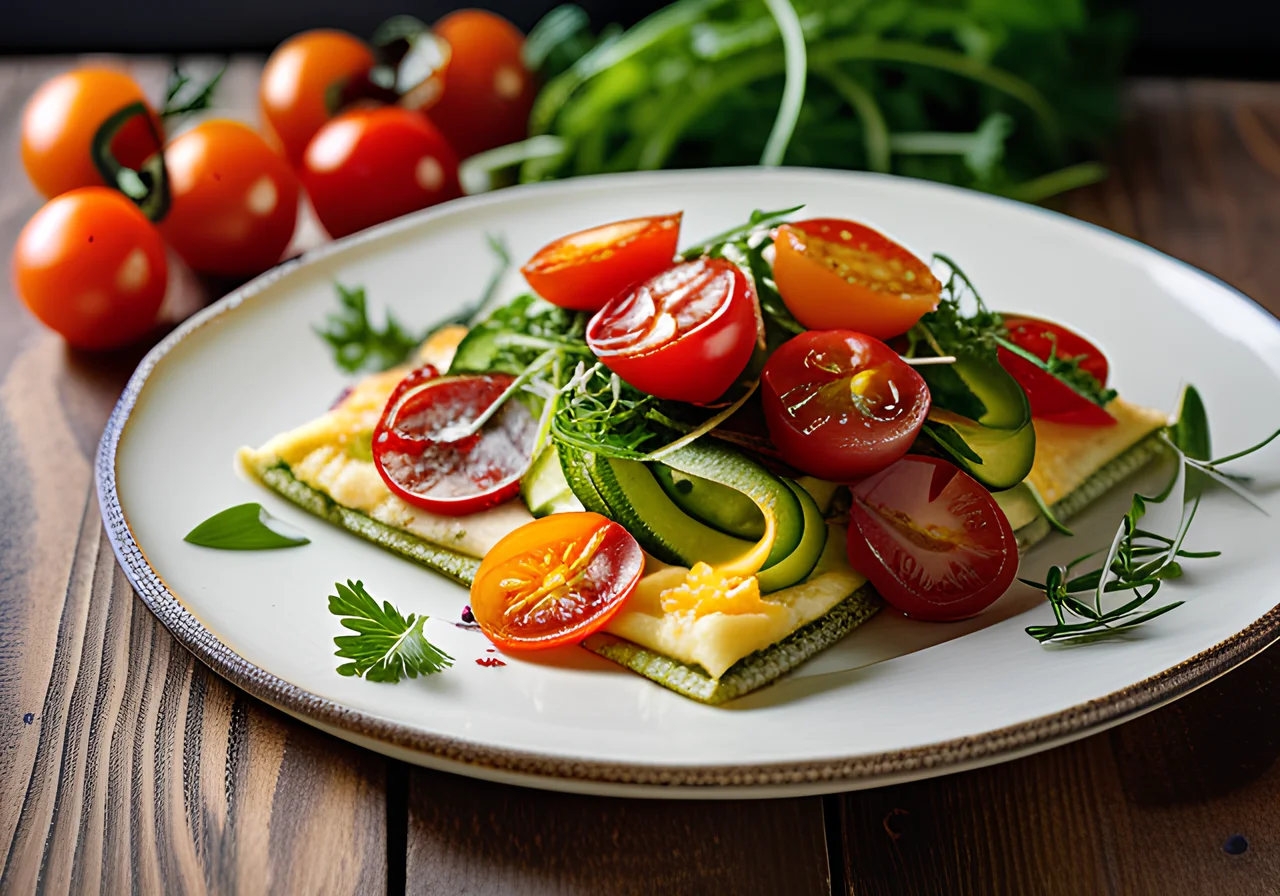 Vegetable Flammkuchen