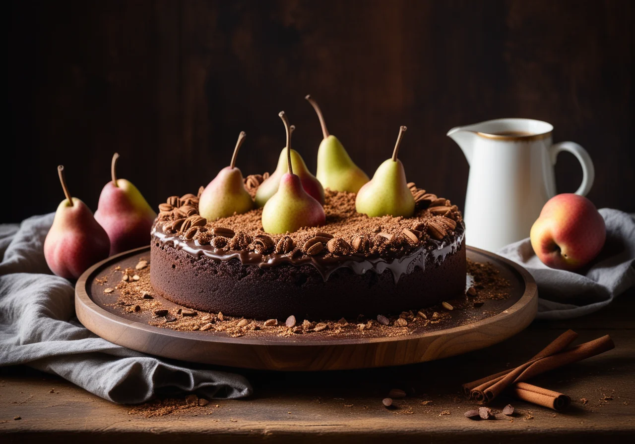 Chocolate Pear Cake