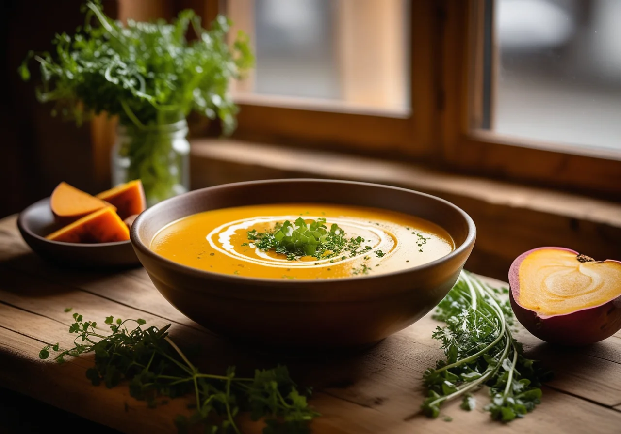 Ginger Sweet Potato Soup