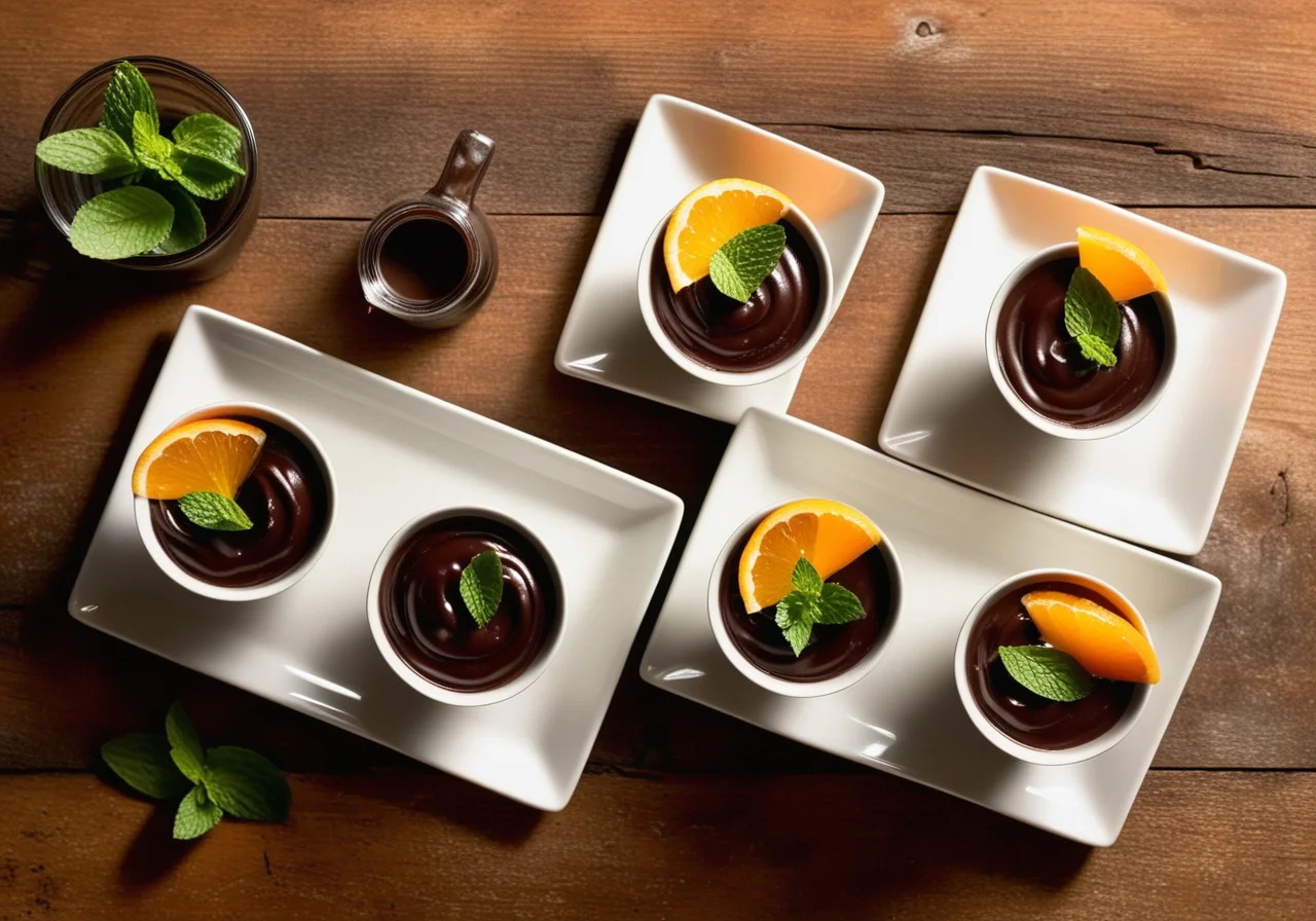 Chocolate Dessert with Orange