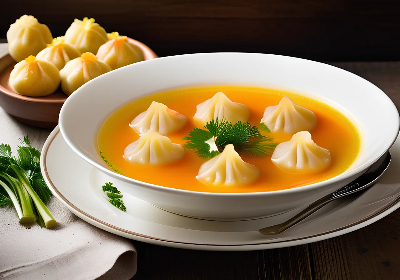 Vegetable Soup with Dumplings