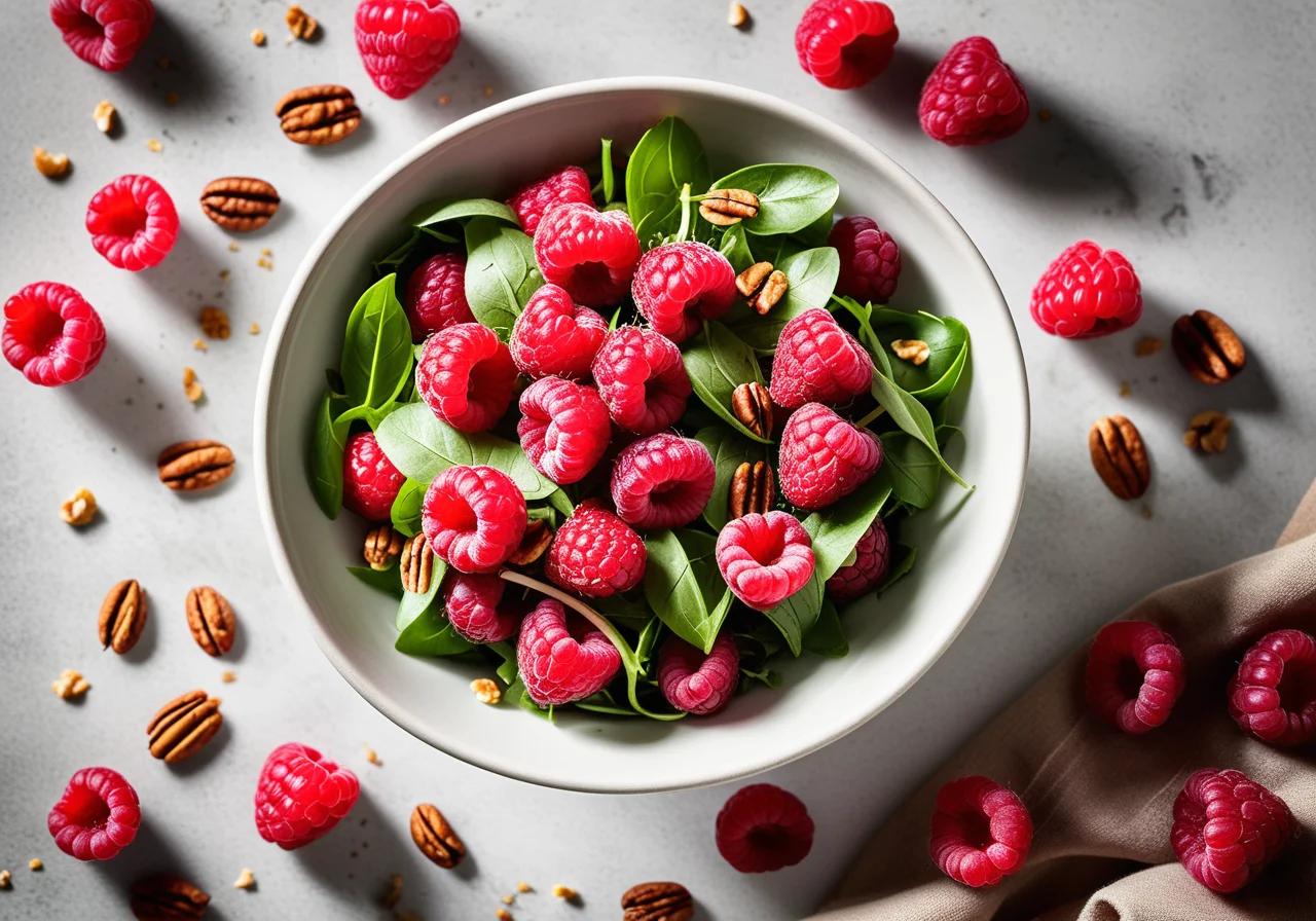 Arugula Raspberry Salad