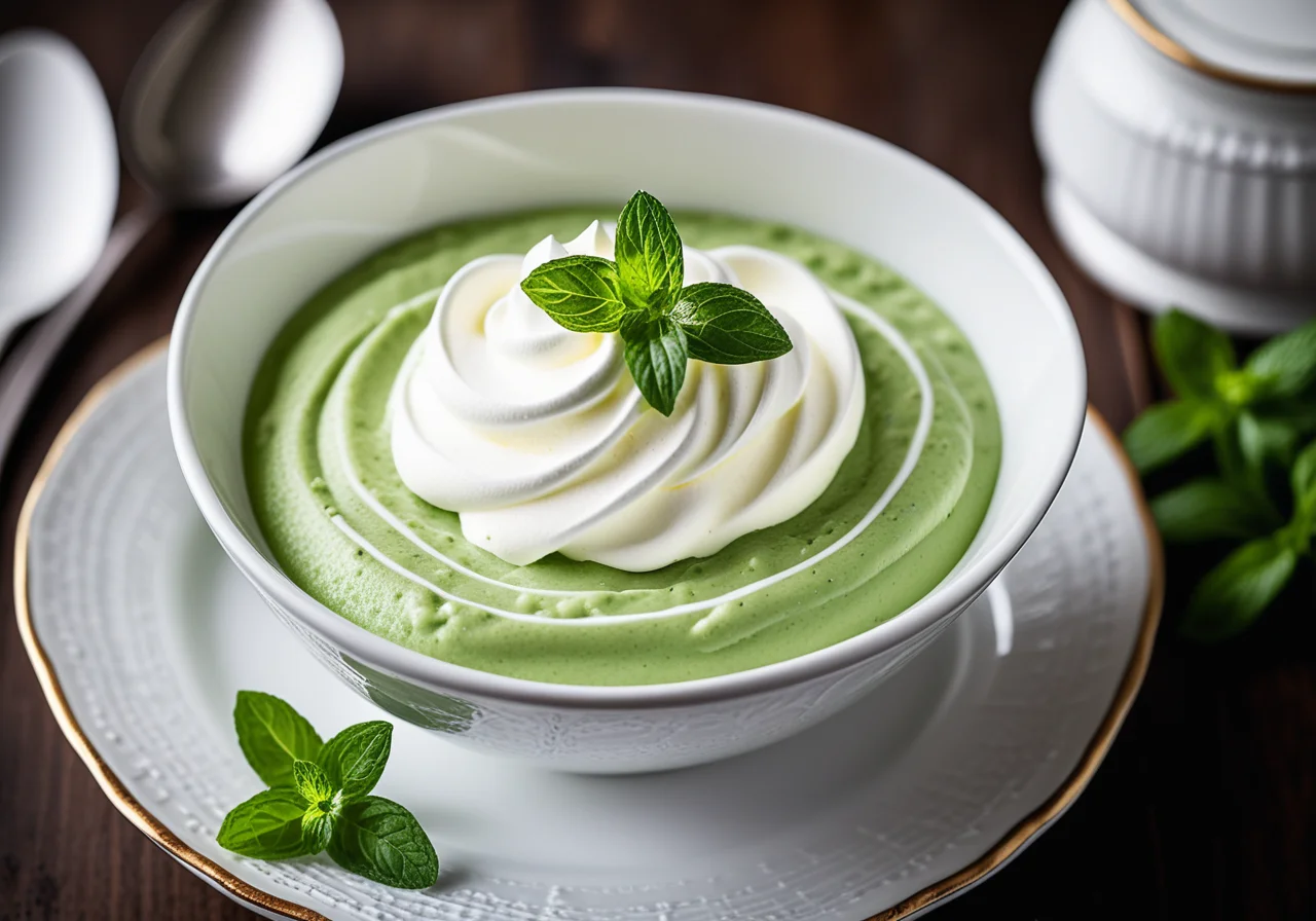 Pea Cream with Parmesan