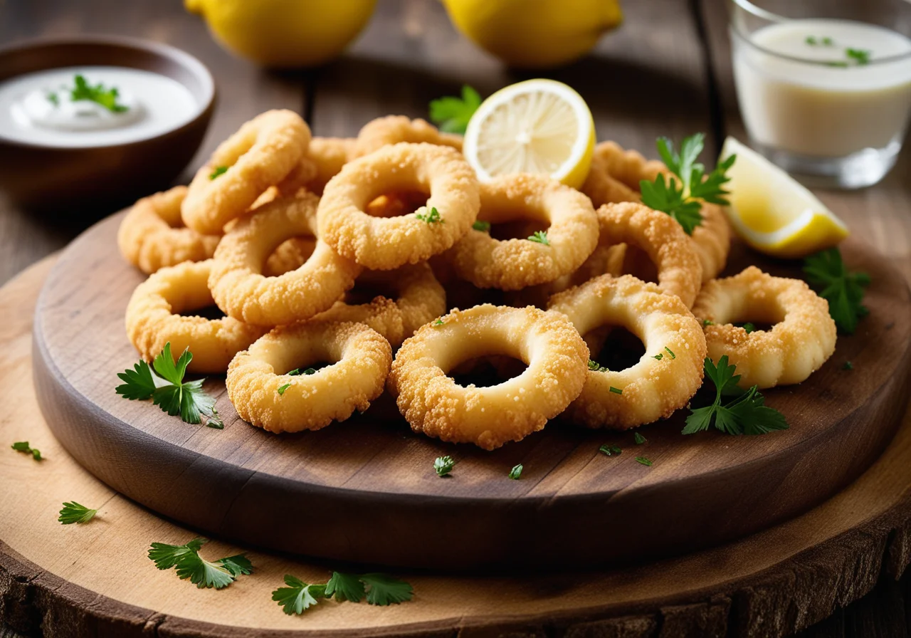 Baked Calamari Rings