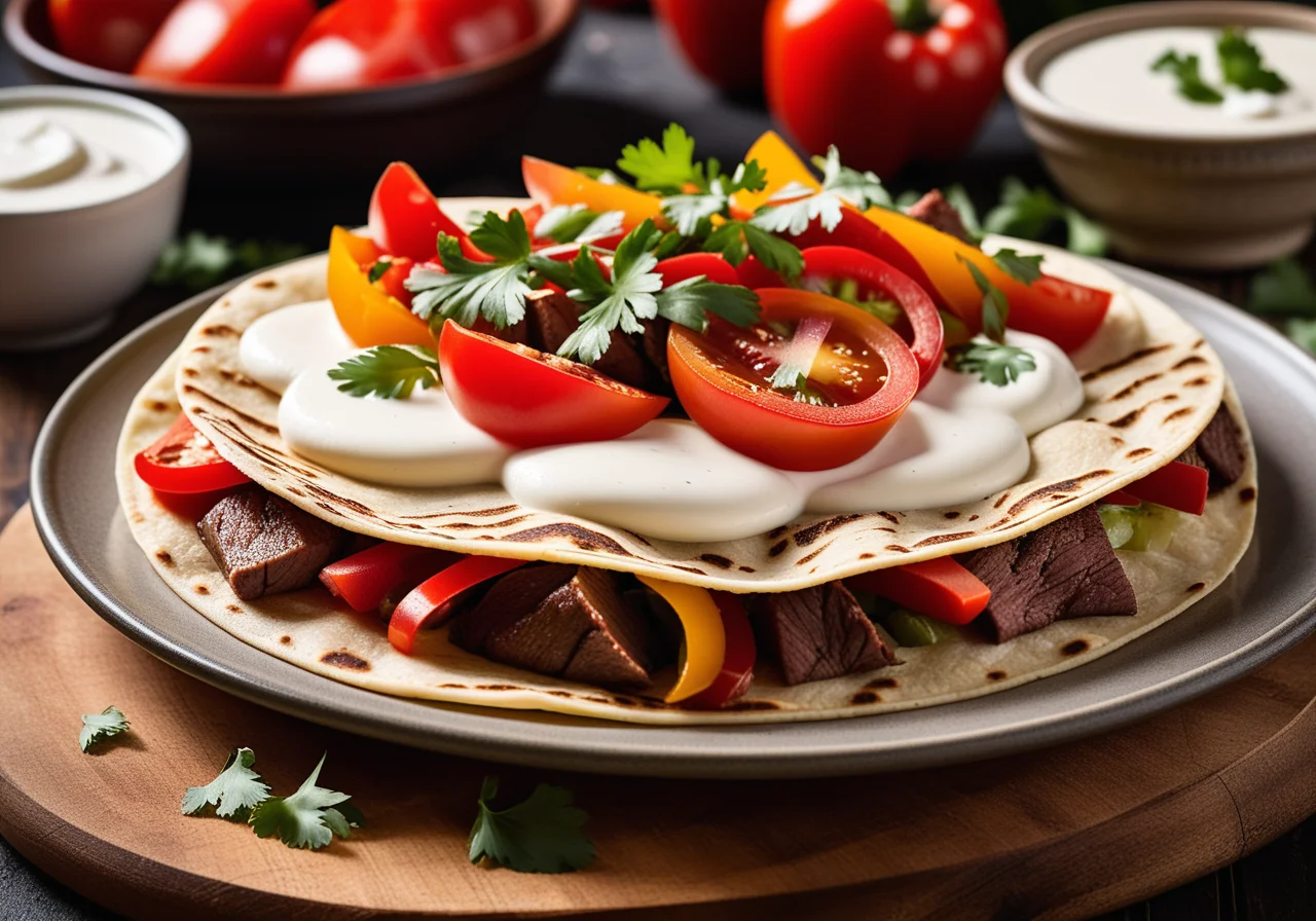 Tortillas with Meat‑Vegetable Filling