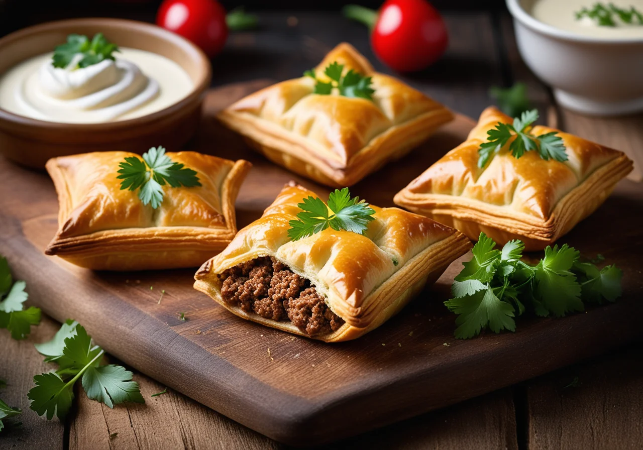 Meat Pastry Dumplings