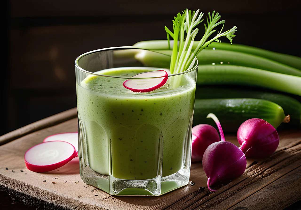 Radish-Cucumber Smoothie