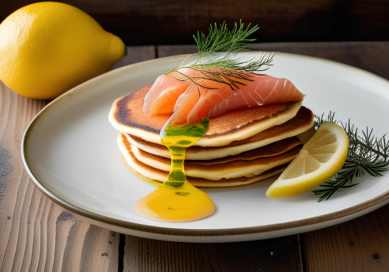 Salmon‑Filled Pancakes