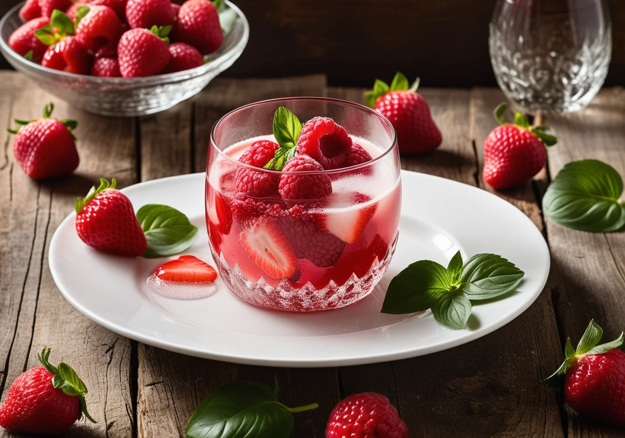 Strawberry-Raspberry Bowle