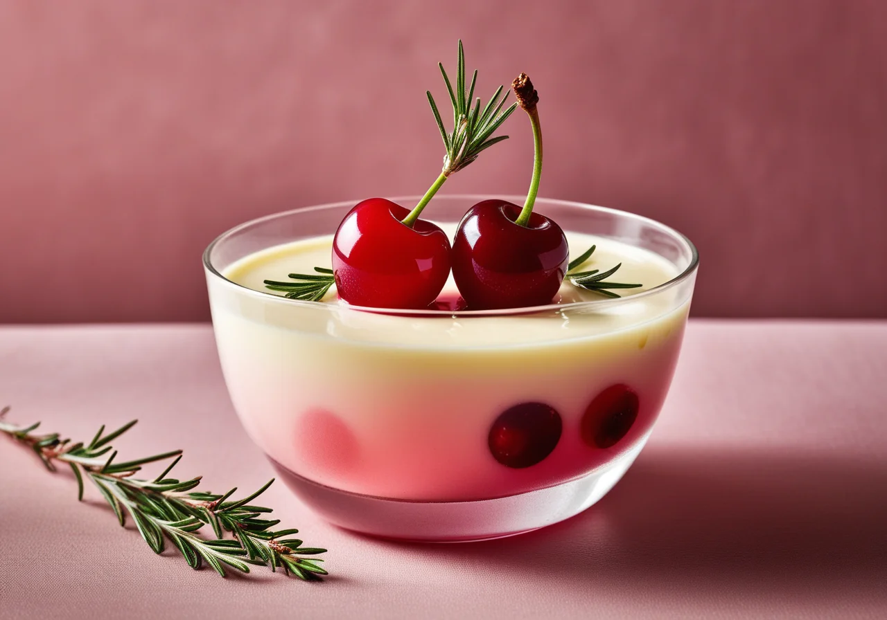 Rosemary-Cherry Gelée